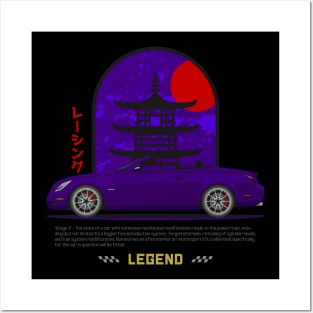 Tuner Purple SC 430 JDM Posters and Art